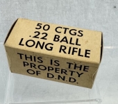 22 Training Rounds for Canadian Armed Forces 1950’s