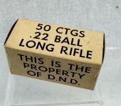 22 Training Rounds for Canadian Armed Forces 1950’s