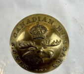 Kings Canadian Hussars Button
