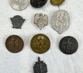 Collection of 10 Third Reich Tinnies